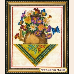 Набор для вышивания бисером АБРИС АРТ "Букет"